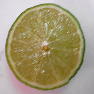 Coupe de citron vert
