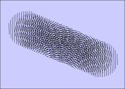 Visualisation d'une "carotte" de paroi 